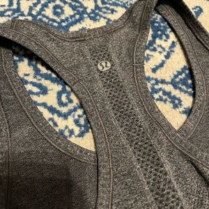Lululemon Swiftly Tech Racerback Tank Top Size 6 Grey